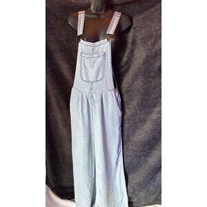 NWT Cezele Wide Leg Denim Overalls – Women's Medium - Baggy Boho - Casual Chic